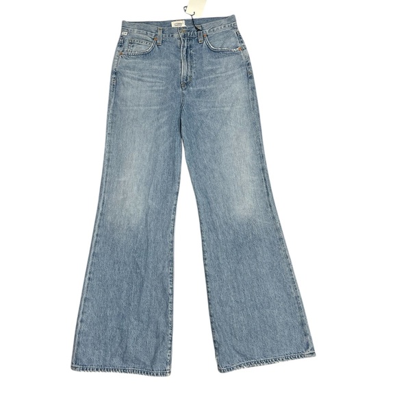 Citizens of Humanity Rosanna High Rise Wide Leg Jeans Horizon Wash Size 26 - Picture 2 of 9